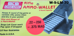 label for ammo wallet|